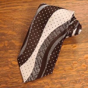 Vintage Dayton's Brown Cream Tie